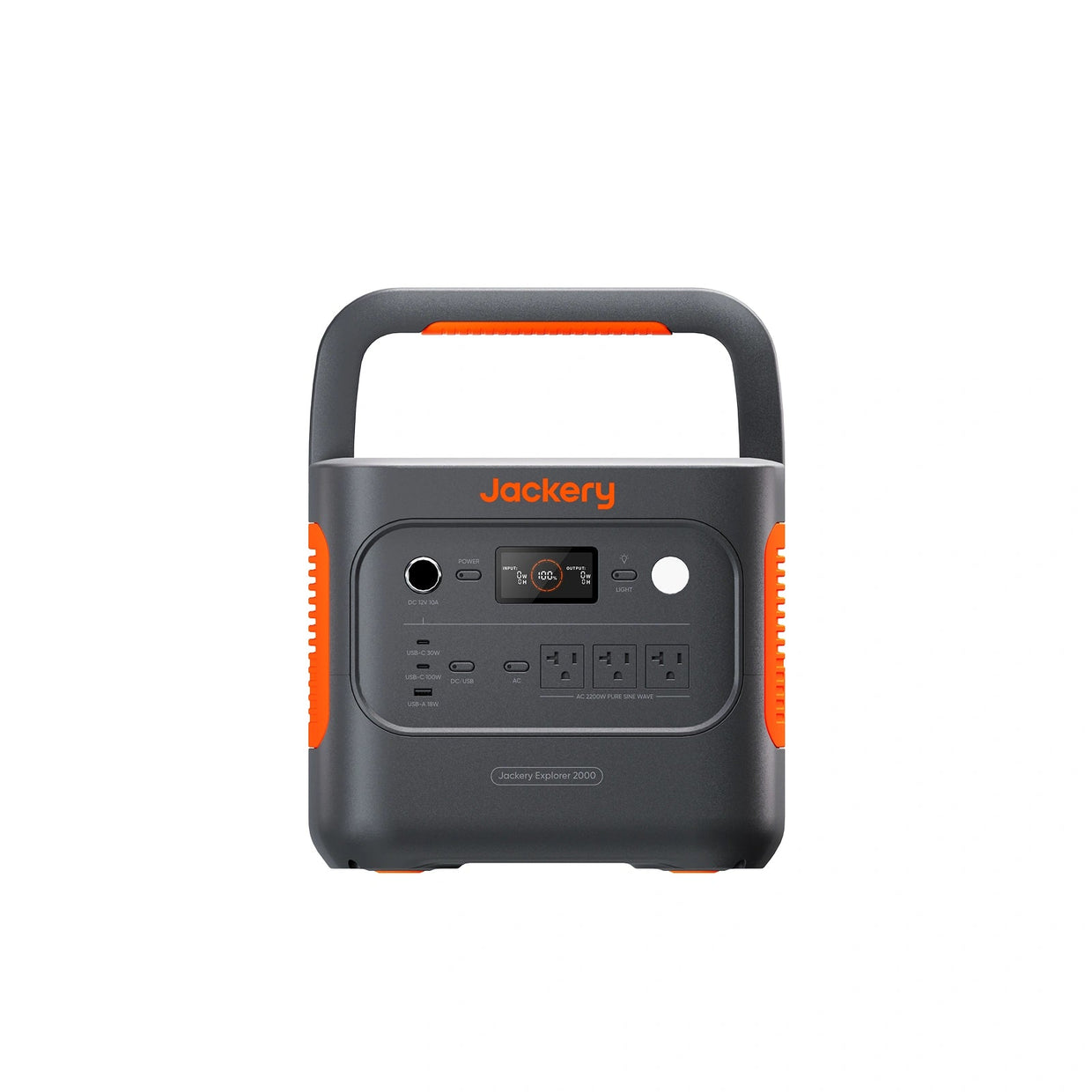 Jackery Explorer 2000 v2 portable power station front view